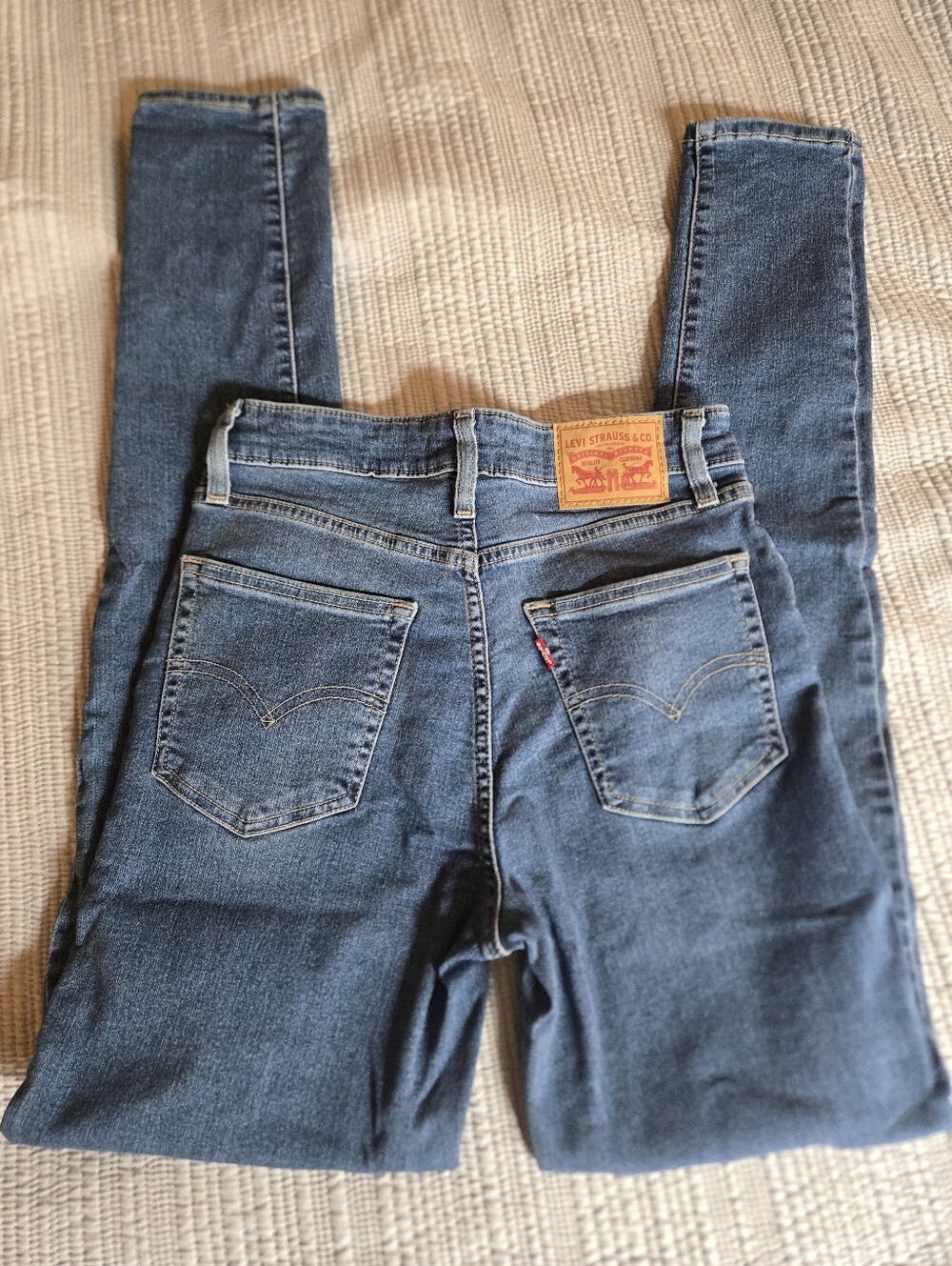 Levi's Women's Skinny Jeans in Dark Blue Wash